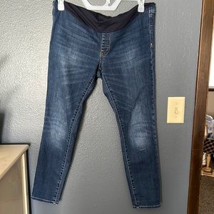 Madewell Over-the-Belly Maternity Skinny Jeans 30